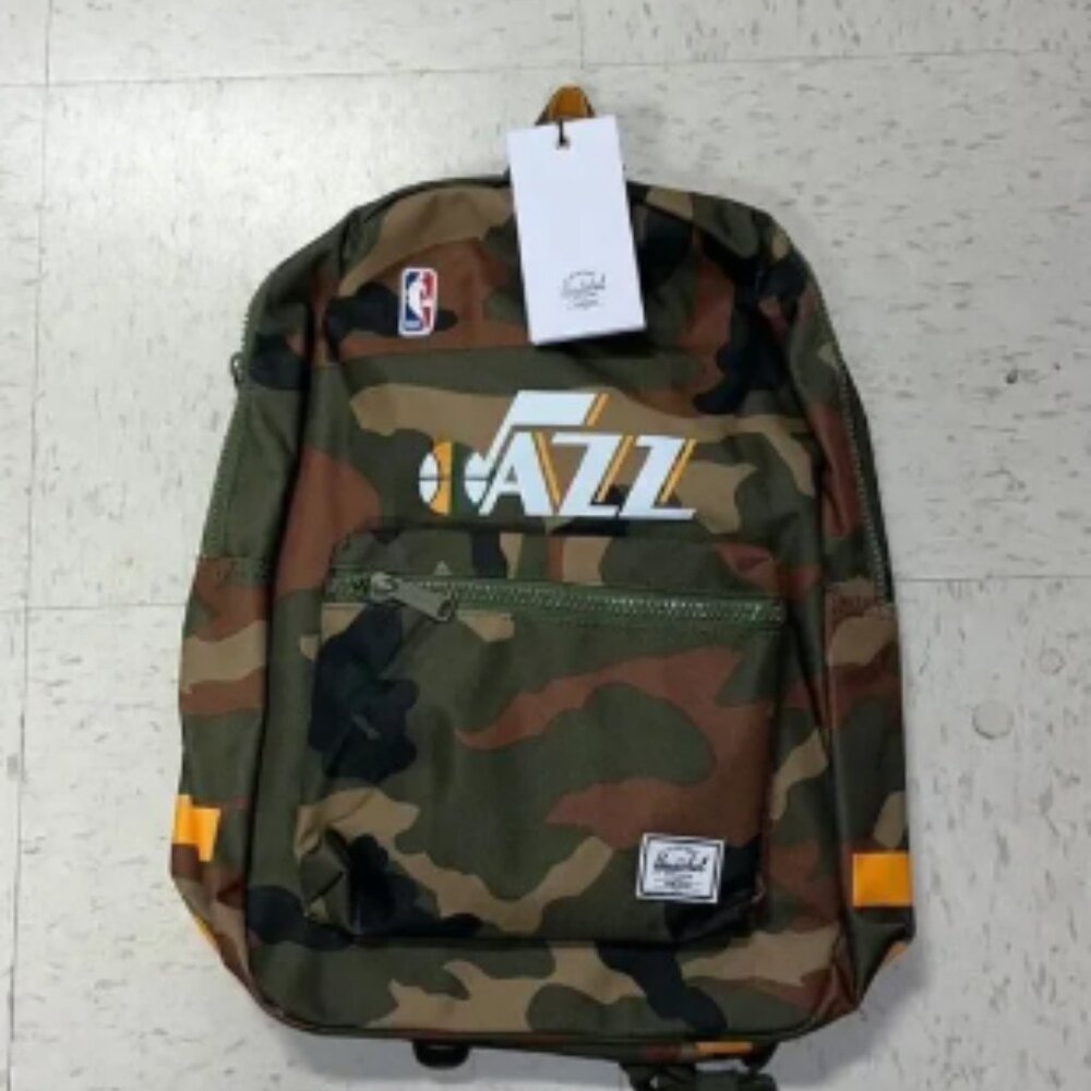 New Utah Jazz 15” Backpack Herschel camouflage camo NBA Logo Officially Licensed